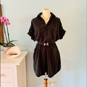 Universal Thread Short Sleeve Black Shirtdress